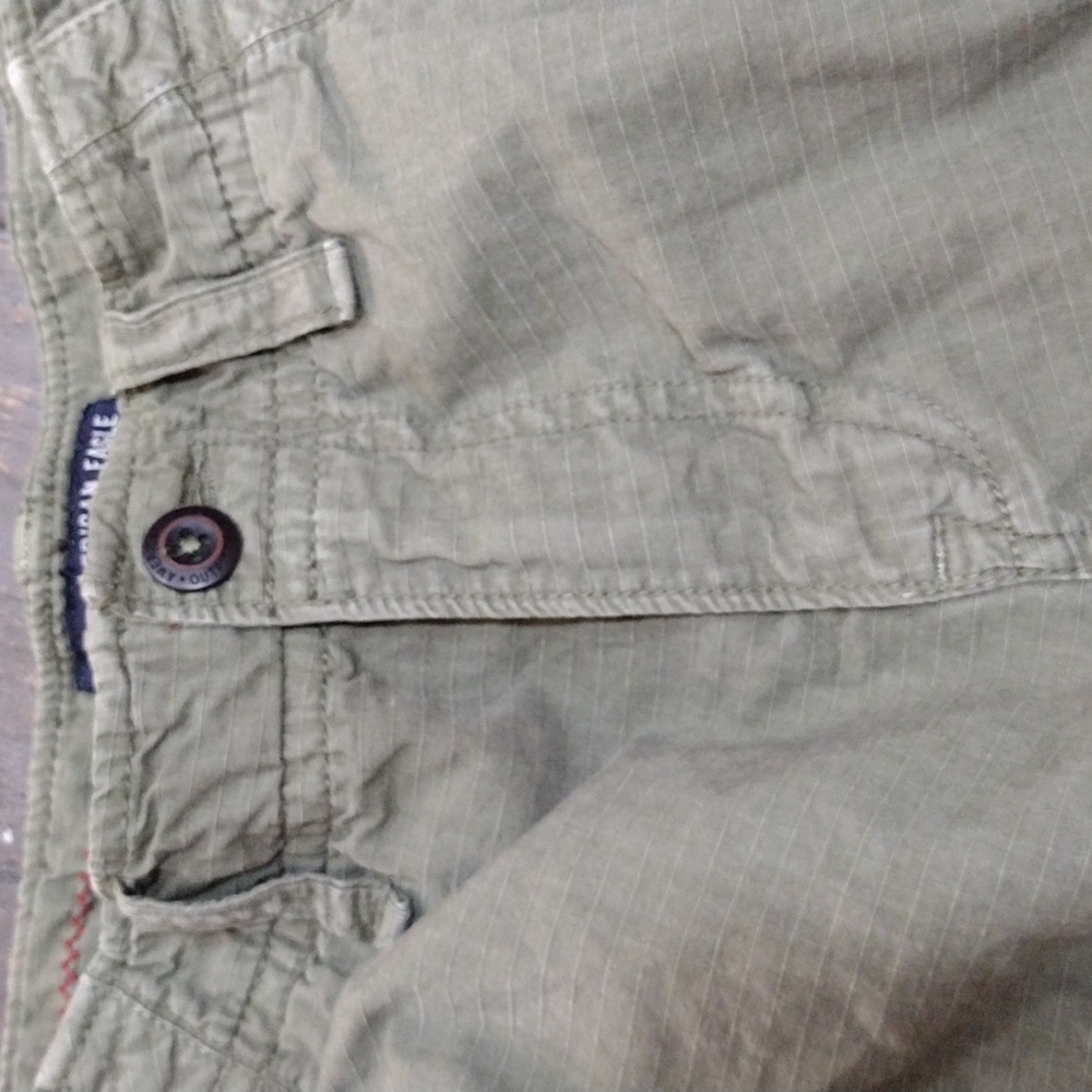 AMERICAN EAGLE SZ 29 OLIVE GREEN LONG STYLE CARGO SHORTS MENS TO - Picture 5 of 9